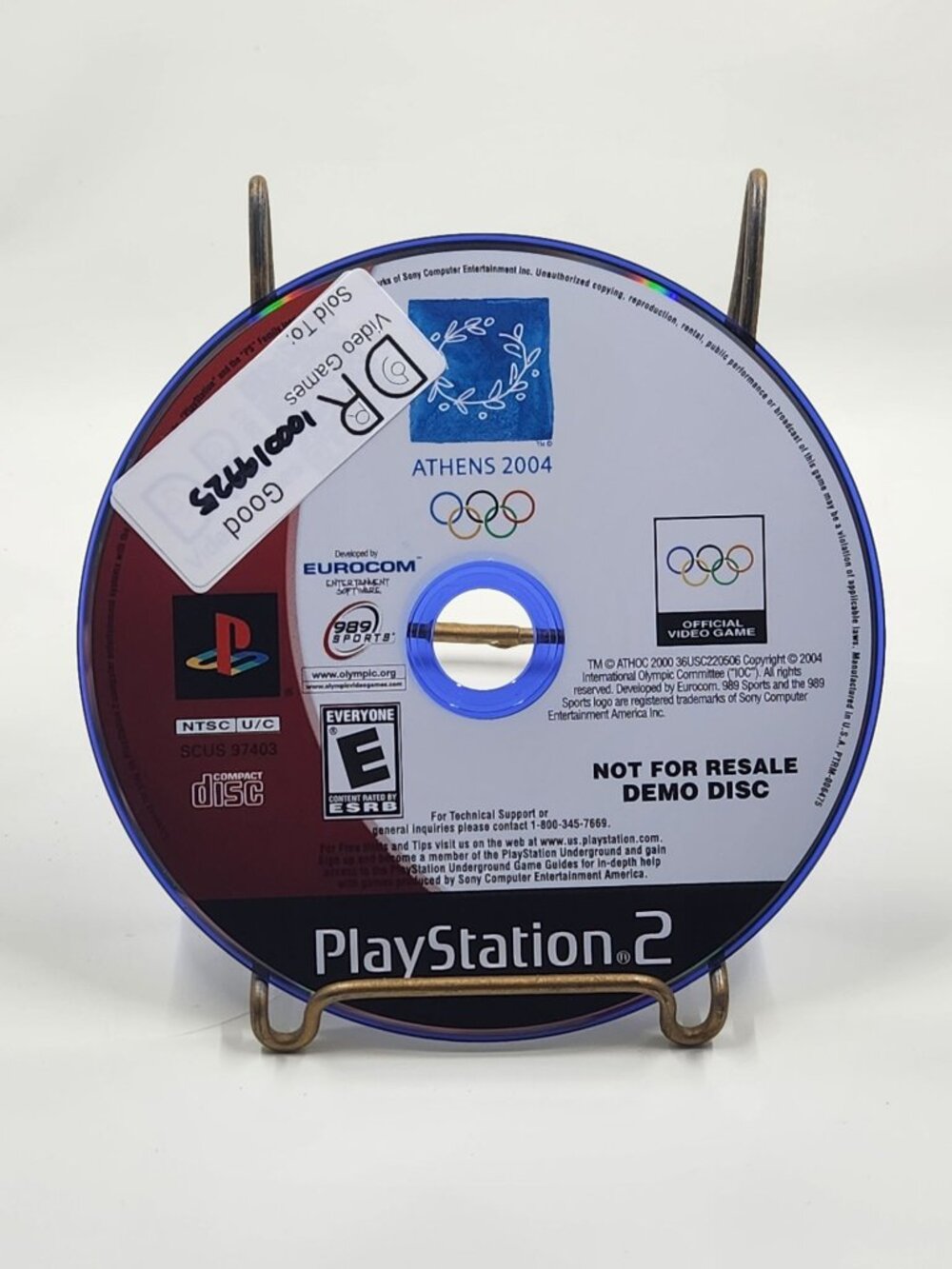 Athens 2004 Demo Disc for PlayStation 2